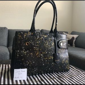 Henri Bendel Divine Snakeskin Tote